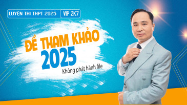 Đề tham khảo số 10